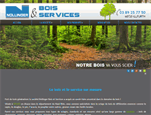 Tablet Screenshot of bois-et-services.com